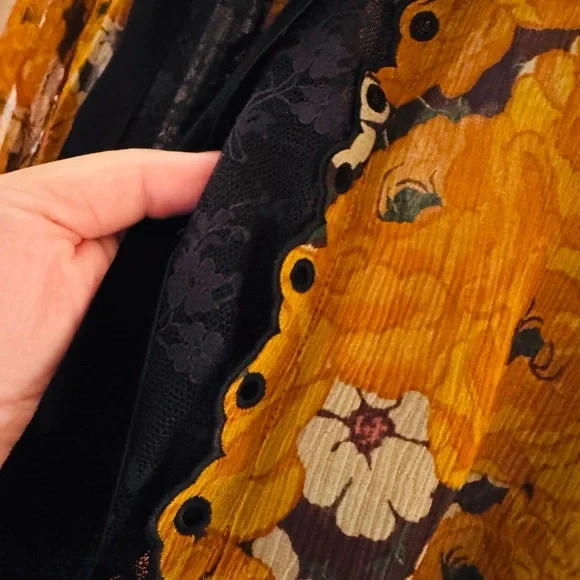 Coach Floral Silk Top - Picture 3 of 4